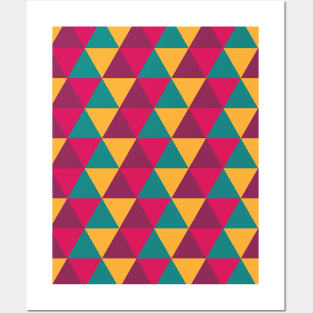 Triangular Seamless Pattern 003#001 Posters and Art